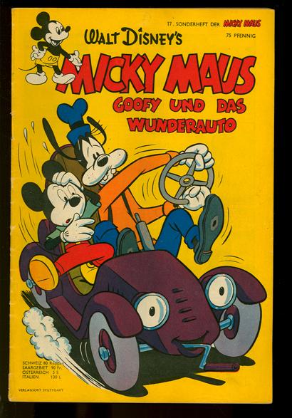 Micky Maus Sonderheft 17: Micky Maus - Goofy und das Wunderauto