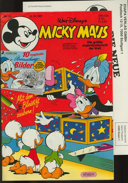 Micky Maus 1987: Nr. 44: