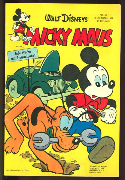 Micky Maus 1958: Nr. 40: