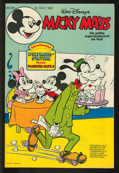 Micky Maus 1980: Nr. 3: