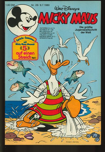 Micky Maus 1980: Nr. 28: