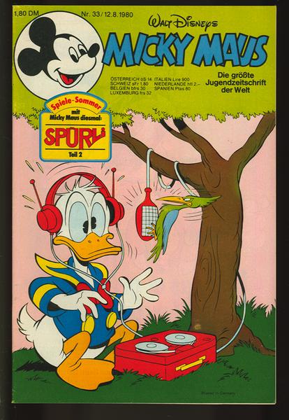 Micky Maus 1980: Nr. 33: