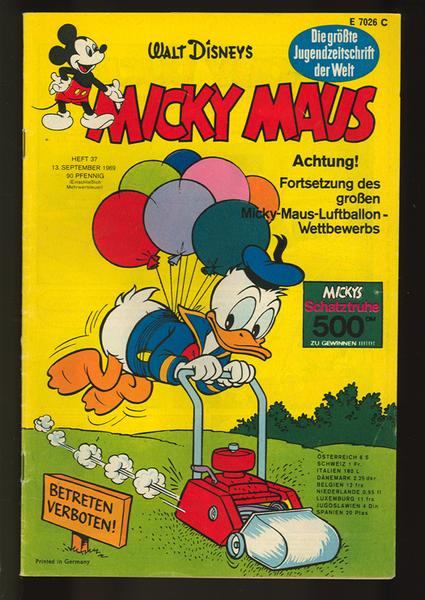 Micky Maus 1969: Nr. 37: