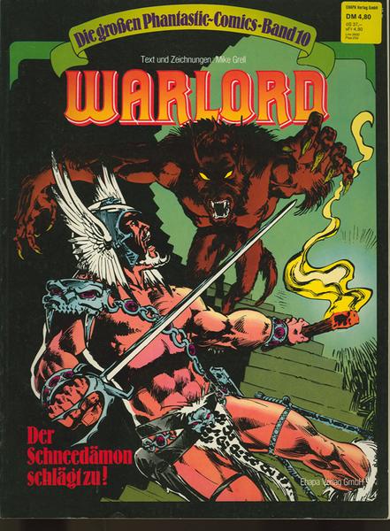 Die großen Phantastic-Comics 10: Warlord: Der Schneedämon schlägt zu