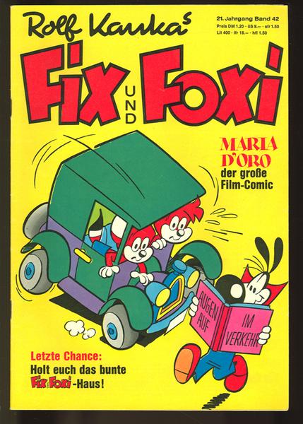 Fix und Foxi: 21. Jahrgang - Nr. 42