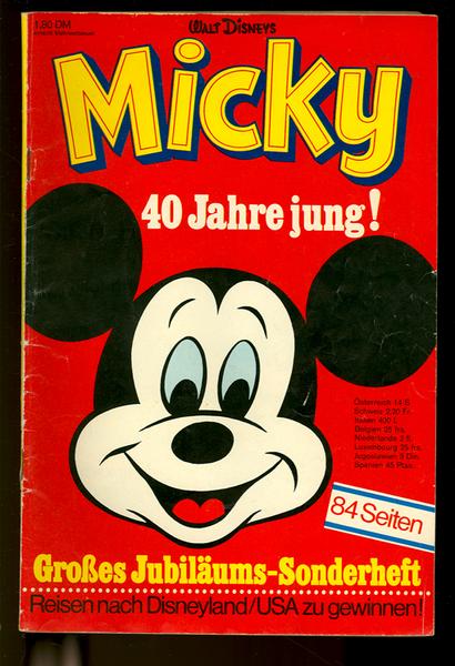 Micky Maus - Jubiläumsausgabe 40 Jahre: