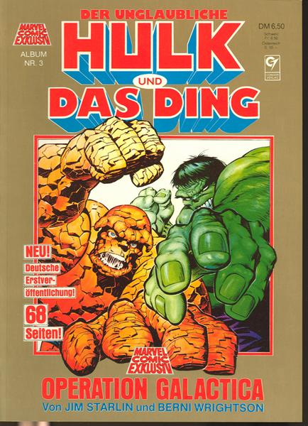 Marvel Comic Exklusiv 3: Der unglaubliche Hulk und das Ding