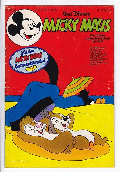 Micky Maus 1975: Nr. 27: