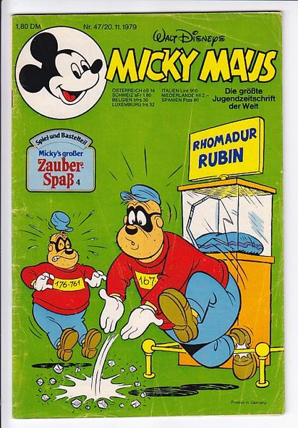 Micky Maus 1979: Nr. 47: