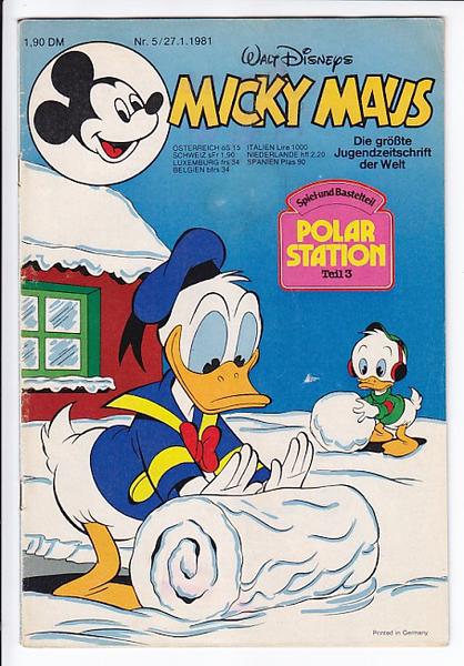 Micky Maus 1981: Nr. 5: