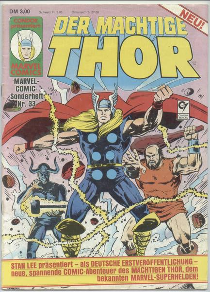 Marvel Comic-Sonderheft 33: Der mächtige Thor