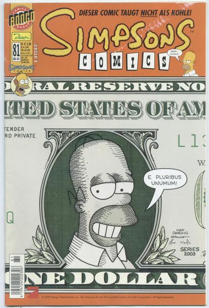 Simpsons Comics 81: