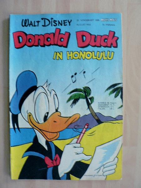 Micky Maus Sonderheft 29: Donald Duck in Honolulu