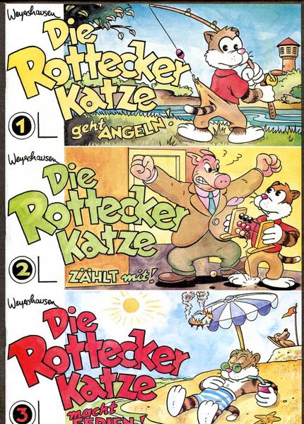 Die Rottecker Katze Piccolos 1-9 ungeschnitten