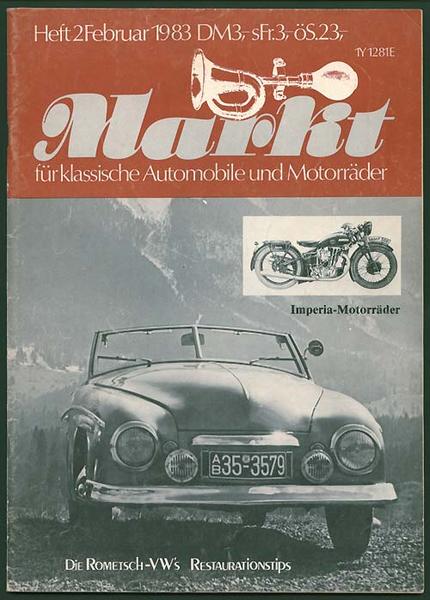 Markt 1983 Heft 2 - Autozeitschrift
