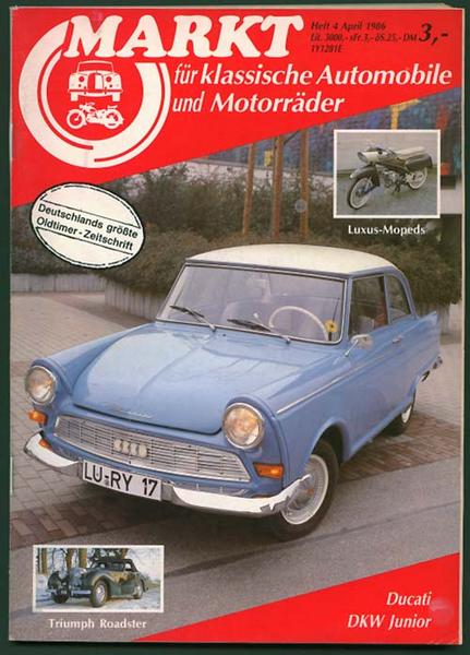 Markt 1986 Heft 4 - Autozeitschrift