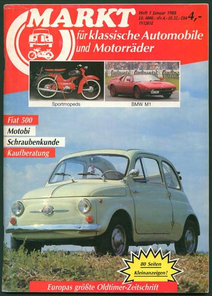 Markt 1988 Heft 1 - Autozeitschrift