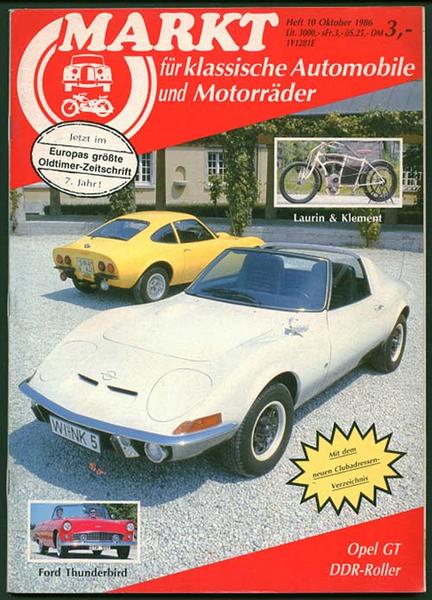 Markt 1986 Heft 10 - Autozeitschrift