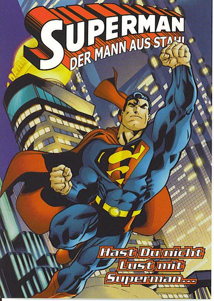 Dino Werbepostkarte Superman 2000